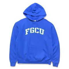 USA 古着 Champion チャンピオン フロリダ ガルフコースト大学 フーディー スウェットパーカー メンズL ブルー トレーナー BE0920