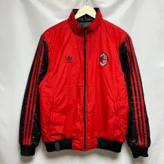 正規品/105 アディダス ACミラン リバーシブル ヨーロッパ ダウン ジャケット アウター