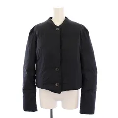 ジルサンダー JIL SANDER ダウンジャケット ノーカラージャケット ナイロン 36 黒 /BMのサムネイル