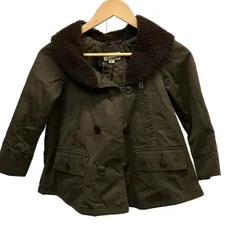 POLO JEANS CO. RALPH LAUREN(ポロジーンズラルフローレン) コート サイズS レディース - カーキ×ダークブラウン 七分袖/ショート丈/春/秋