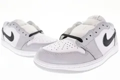 ナイキ NIKE AIR JORDAN 1 RETRO LOW OG WHITE BLACK WOLF GREY 26.5cm CZ0790-110 AJ1 エア ジョーダン レトロ ロー ホワイト ブラック ウルフ グレー 【中古】▲■250613