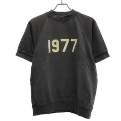 ESSENTIALS FEAR OF GOD エッセンシャルズ フィア オブ ゴッド Short-Sleeve Raglan Crewneck ショートスリーブスウェットトップス  チャコール XXS