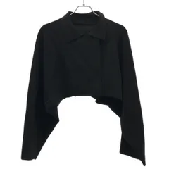 Ameri アメリ JACKET LIKE SHORT KNIT ジャケットライクショートニット 01210130050 ブラック Fのサムネイル