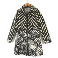 ハイダーアッカーマン Haider Ackermann 切替 ニットコート クリーム