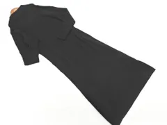 BEAMS HEART ビームスハート スリット ロング リブ ニット ワンピース 黒 ◇■ レディース