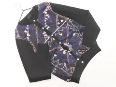 Paul Smith ポールスミス BLACK ブラック ウール100% 切替 カーディガン sizeM/黒 ◇■ レディース