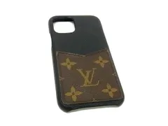 LOUIS VUITTON ルイヴィトン M69094 モノグラム バンパー iPhone 11pro対応 アイフォンケース ブラウン系×ブラック系 FV3761