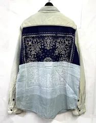 DENIM & SUPPLY RALPH LAUREN｜デニムアンドサプライ ラルフローレン  ヴィンテージ加工 シャンブレーシャツ バンダナ ペイズリー