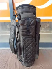 adidas キャディバッグ 軽量 9型 2.9kg カモブラウン 迷彩 アディダス ゴルフバッグ