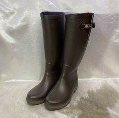AIGLE レインブーツ ダークブラウン35(約22.5cm) - メルカリ