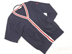 adidas アディダス ゴルフ Vネック ニット カーディガン sizeL/紺 ◇■ メンズ