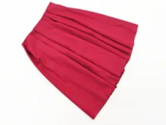 ROPE ロペ ウール100% タック フレア スカート size38/ピンクパープル ◇■ レディース