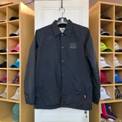 VANS ブラック コーチ ジャケット (M)