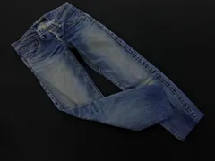 johnbull ジョンブル ボタンフライ テーパード デニムパンツ sizeSS/紺 ■■ レディース