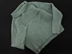 Rope Picnic ロペピクニック リブ ハイネック ニット セーター size38/緑 ◇■ レディース