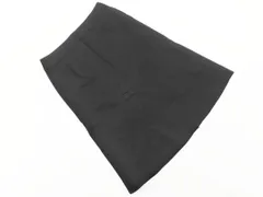 ef-de エフデ Aライン 台形 スカート size9/黒 ■■ レディース