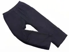 B:MING BEAMS ビームス 総柄 ワイド イージー パンツ sizeM/紺 ■■ メンズ