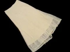 earth music&ecology アースミュージック＆エコロジー 総レース ロング スカート sizeF/アイボリー ■■ レディース