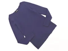 green label relaxing グリーンレーベルリラクシング ユナイテッドアローズ ラメ リブ ニット セーター 紺 ◇■ レディース