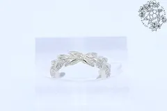 トゥーリング　指輪　ピンキーリング　マイレ　葉　絆　お守り　スターリングシルバー　シルバー　ハワイアンジュエリー　ハワジュ　アクセサリー　レディース　女性　フリーサイズ　シンプル　小さめ　ギフト　プレゼント　贈り物　誕生日　5,000円