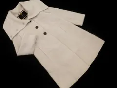 INED イネド ウール混 ビッグカラー コート size7/グレー ◇■ レディース