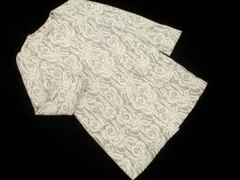 Apuweiser-riche アプワイザーリッシェ レース ノーカラー コート size1/白xグレー ◇■ レディース