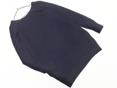 UNIQLO INES DE LA FRESSANGE ユニクロ イネス カシミヤ100% ニット セーター sizeL/紺 ◇■ レディース