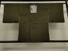 平和屋着物■道行コート　地紋起こし　横段花唐草文　正絹　逸品　CAAL4189dy