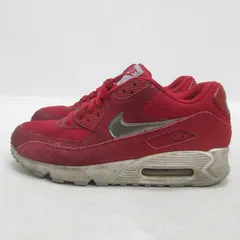 Q■【 25cm 】ナイキ/NIKE AIRMAX90 ESSENTIALエアマックス ランニングシューズ■赤MENS/27【中古】