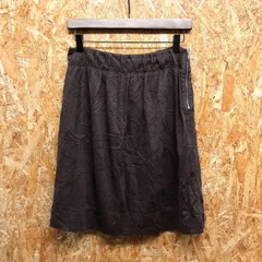 【新品】バナナリパブリック BANANA REPUBLIC 薄手 カットソースカート ひざ丈 裏地付き レーヨン100% 0 ダークブラウン こげ茶 レディース