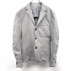 【中古】[印象AB] BANANA REPUBLIC バナナリパブリック カットソー / テーラードジャケット レディース S 杢グレー 綿×ナイロンなど 内ポケット×２ センターベント 袖裏地付き 3つボタン 無地 長袖のサムネイル