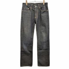 ロストコントロール DP-17 レザー切替 デニムパンツ 黒 赤耳 size3 