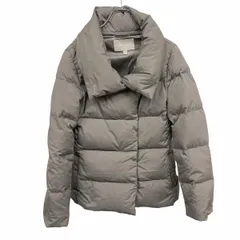 【中古】[印象AB] BANANA REPUBLIC バナナリパブリック ダウンジャケット レディース S グレー ナイロン×ポリ(ダウン90%＋フェザー10%) 首元に調節ゴム 内ポケット無し ドットボタン留め 無地 長袖のサムネイル