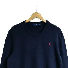 ポロ 新モデル LINE ネイビー ニット