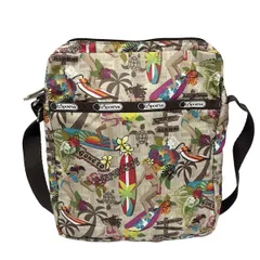 LESPORTSAC(レスポートサック) ショルダーバッグ美品  - ベージュ×マルチ