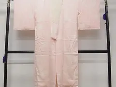 平和屋着物■上質な長襦袢　袷　絞り　舞蝶花文　逸品　ch5950