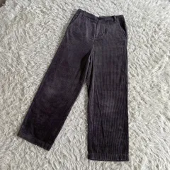 【訳ありセール】URBAN RESEARCH DOORS （アーバンリサーチドアーズ） コーデュロイパンツ 厚手ワイドパンツ コットン100% レディースSサイズ