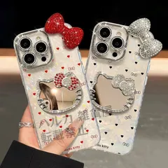 iPhone16 ケース スマホケース iPhone15Pro ケース iPhone 14 iPhone13 可愛い キティちゃん クリア カバー? ソフトケース アイフォン15plu