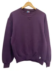 RUSSELL ATHLETIC (ラッセルアスレティック) 無地 80s 90s USA製 スエット トレーナー 前V M パープル メンズ/045