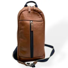 美品　COACH コーチ　ショルダーバッグ　ボディバッグ　ヘリテージ　ブラウン