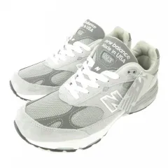 ニューバランス NEW BALANCE タグ付き MR993GL USA製 スニーカー ローカット ロゴ 厚底 27.5cm グレー