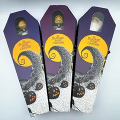 ナイトメアー ビフォア クリスマス ジャック スケリントン フィギュア 3体セット サンタジャック 怒り顔 ノーマル 棺桶パッケージ JUN Planning 公式 Nightmare Before Christmas まとめ売り