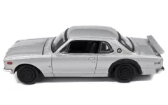 【中古】ミニカー 1/64 ニッサン PGC10型 箱スカ GT-R(シルバー) 「TACCAR スカイライン GT-R THE ENGINE」