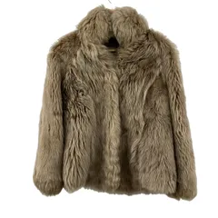 Moon Bat Fur(ムーンバットファー) コート サイズ9 M レディース - ブラウン 毛皮/長袖/冬 ファー
