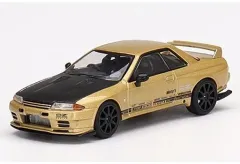 【中古】ミニカー 1/64 Top Secret Nissan スカイライン GT-R VR32 右ハンドル(トップシークレットゴールド) 日本限定 「ミニGTシリーズ」 [MGT00431-R]