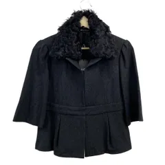 23区(ニジュウサンク) ジャケット サイズ40 M レディース美品  - ダークグレー 七分袖/ファー着脱可/春/秋