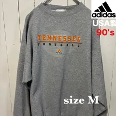 【古着】adidas(アディダス)スウェット M グレー 90年代 ヴィンテージ トレーナー 90s フットボール USA製