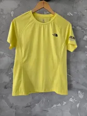 THE NORTH FACE ザノースフェイス RUN 半袖 Tシャツ イェロー L