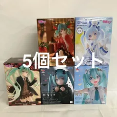 未開封 初音ミク Luminasta 他 フィギュア 5個セット SFJ504 c107