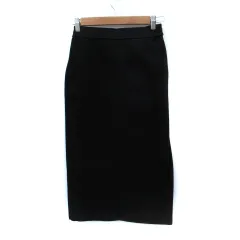 グリーンレーベルリラクシング ユナイテッドアローズ green label relaxing ナロースカート タイトスカート ロング丈 裏起毛 SH 黒 ブラック /SM22